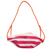 Bonbon Bag in Pink White Cabana Stripe