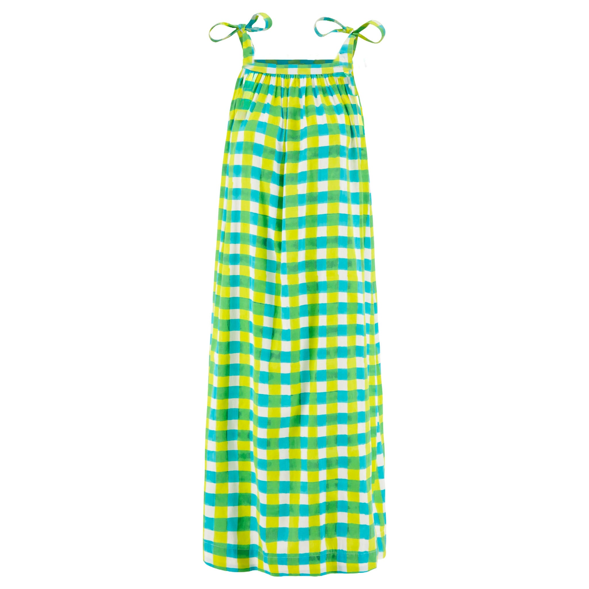 yellow gingham maxi dress Maxi Mimi Sun Dress in Citrus Gingham – KateAustinDesigns